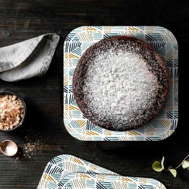 Square polythene cake mat...