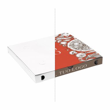 Scatole pizza quadrate -...