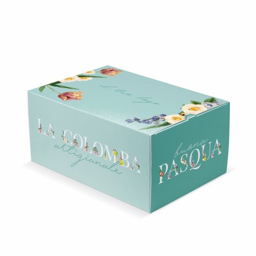 Scatola mod. TRONK per colomba 34x24x16 cm - Personalizzata a fondo pieno