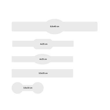 Custom shaped adhesive labels