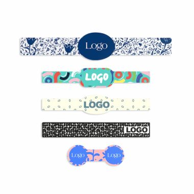 Custom shaped adhesive labels