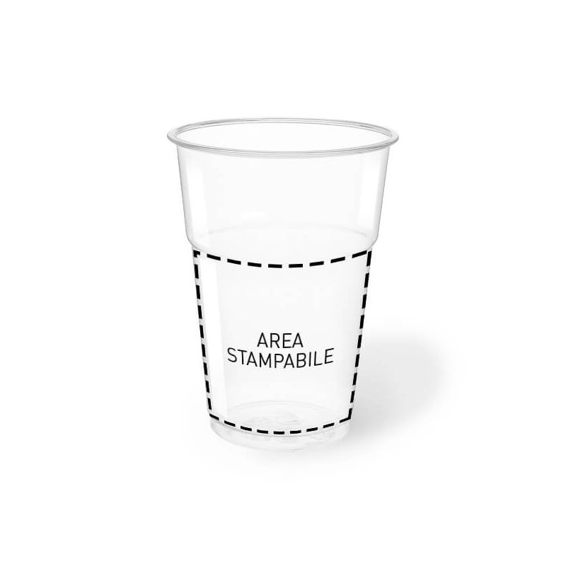 Clear Plastic PET Cups 400 cc