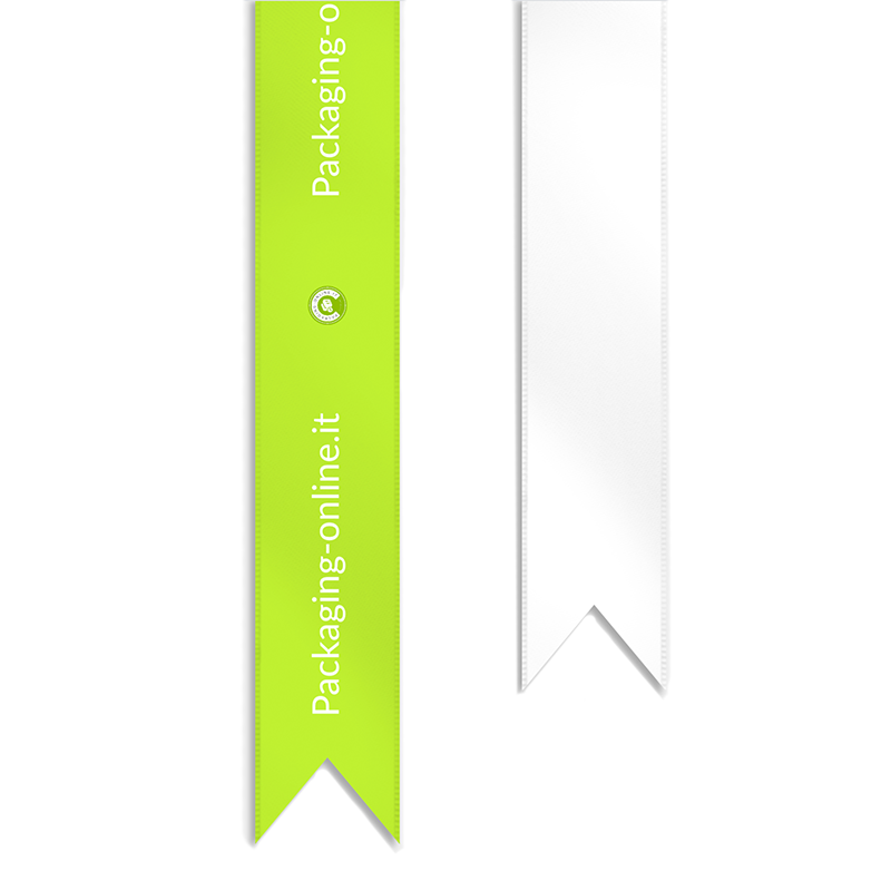 Decorative satin tape 4 cm in 4-color sublimation printing