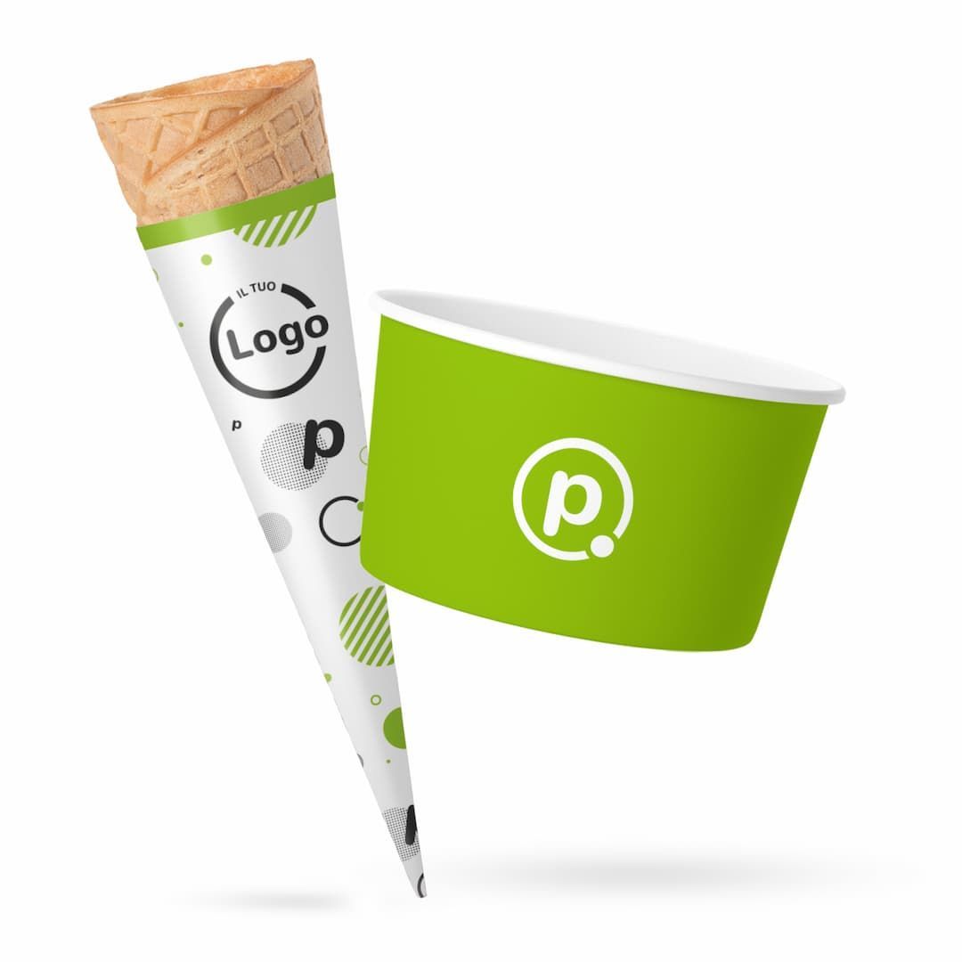 Coppette per gelato personalizzabili o neutre